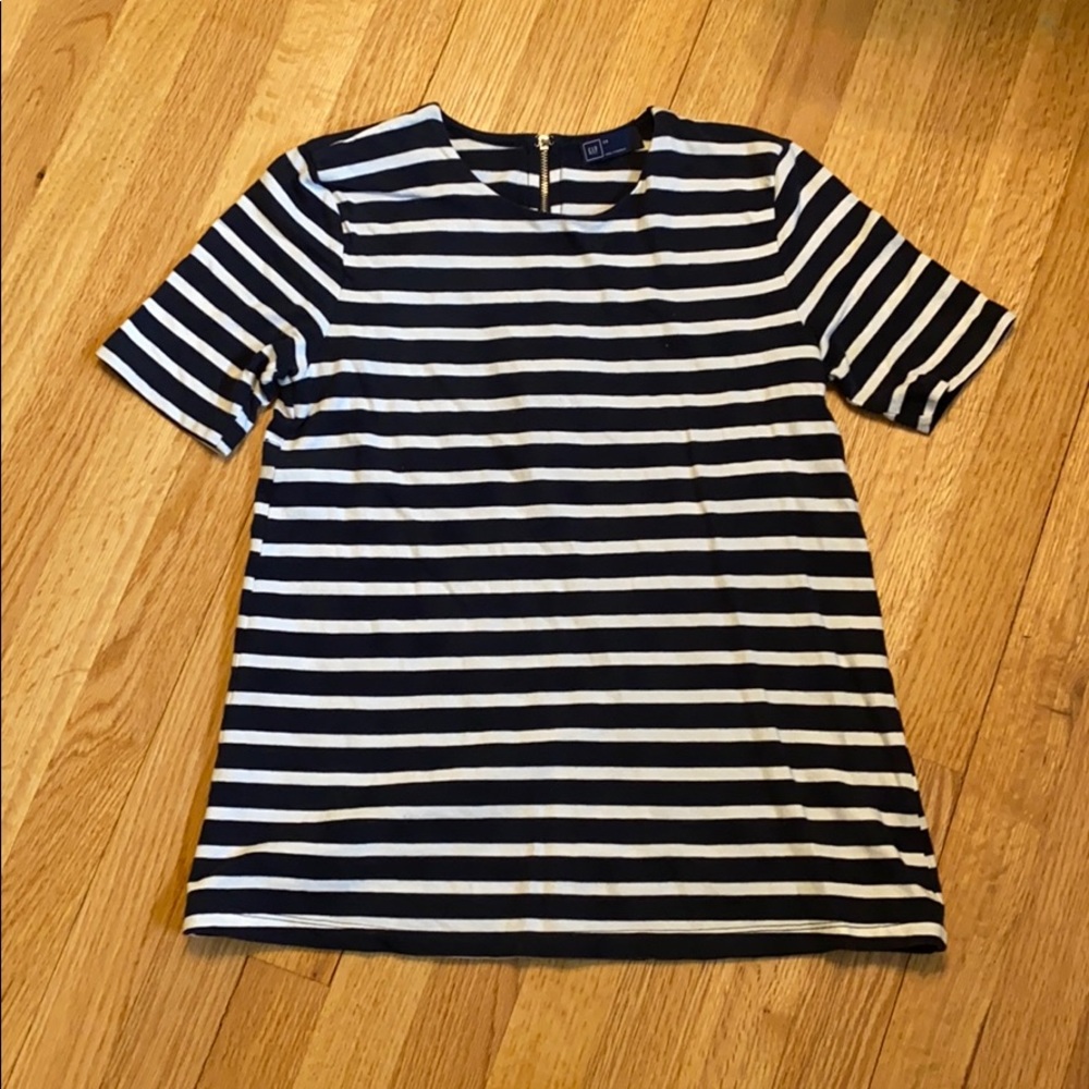 Stripped Short Sleeve Dress T